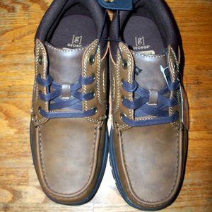 Mens Brown Lace-Up Casual Gunther Boot Shoes